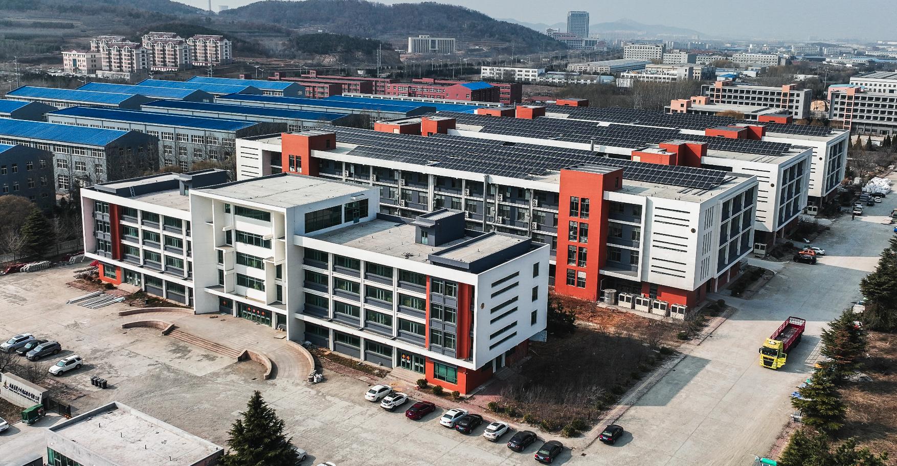 Blue Bay factory aerial view
